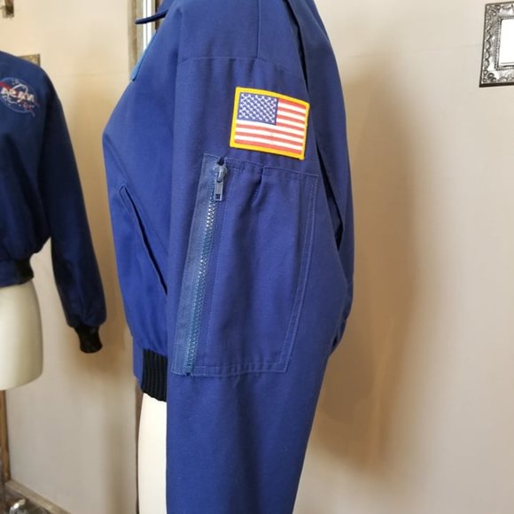 Retro 90's NASA Bomber Jacket - Picture 2 of 5